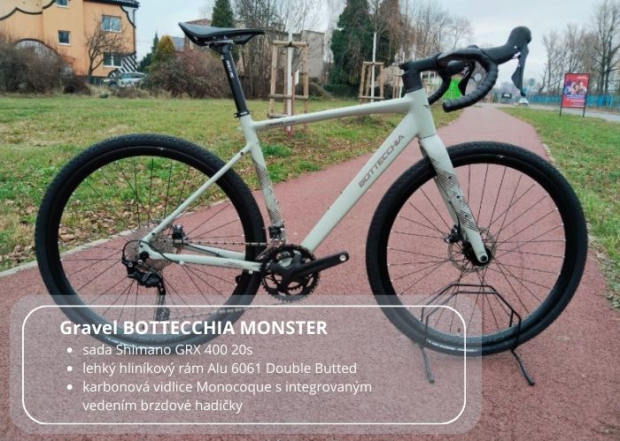Gravel bike BOTTECCHIA MONSTER Shimano GRX400 20s