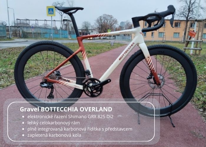 Gravel bike BOTTECCHIA OVERLAND Shimano GRX 825 Di2 24s