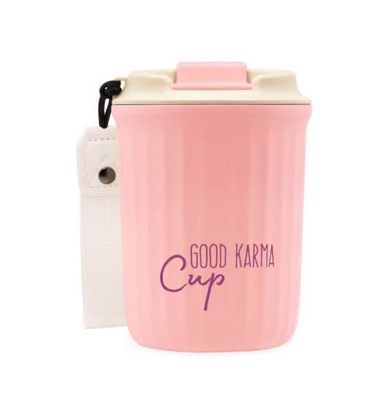 Good Karma Travel Cup - cestovní termohrnek 0,36l, pink