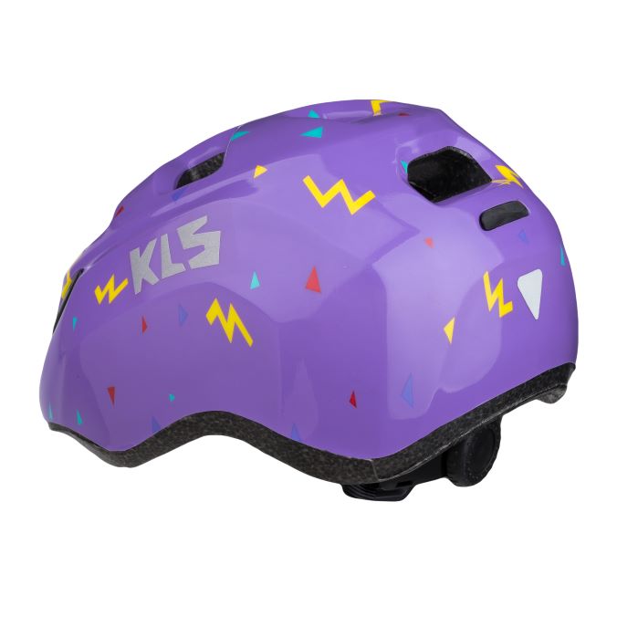 Dětská přilba KLS ZIGZAG purple S