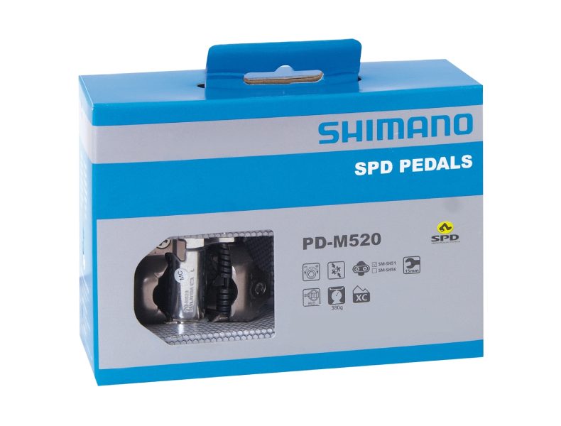 Pedály Shimano SPD PD-M520 černé