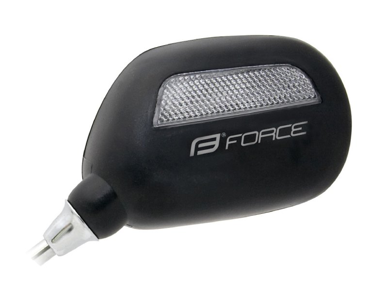 Zpětné zrcátko FORCE na řídítka levé, černé