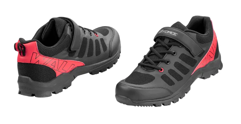 Tretry FORCE WALK, černo-červené 45