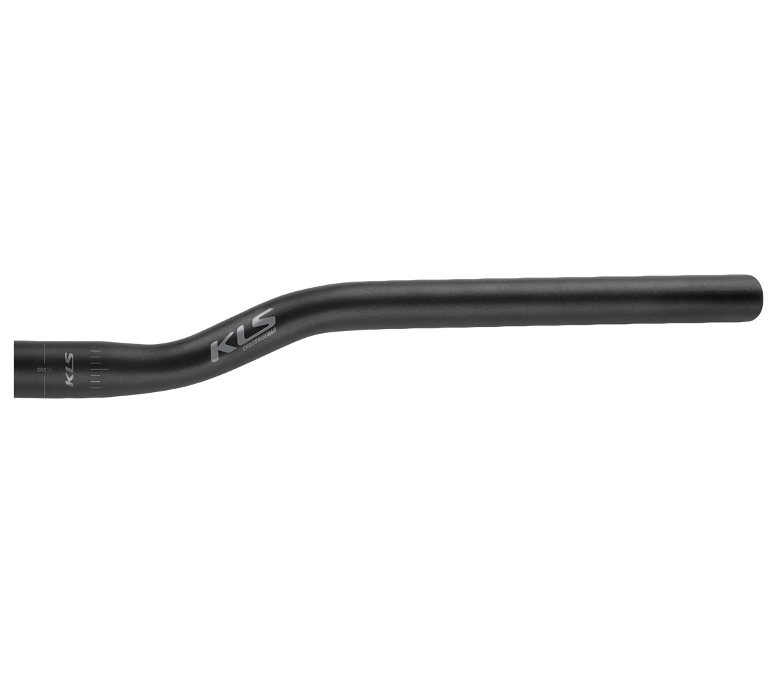 Řídítka KLS CRX 50 black, Ø 25,4mm/šířka 640mm, zdvih 30mm
