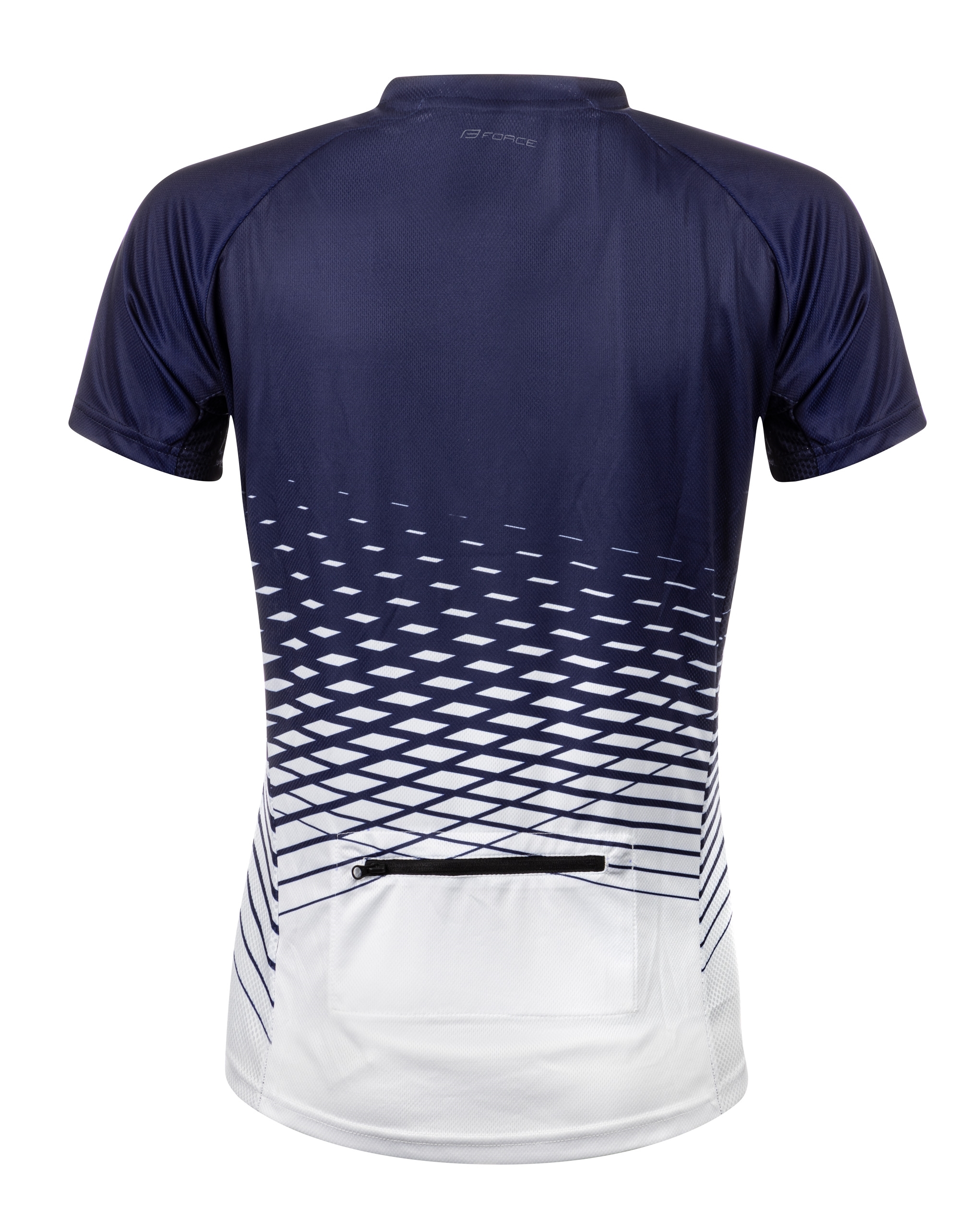 Dres FORCE MTB ANGLE LADY, krátký rukáv, bílo-modrý