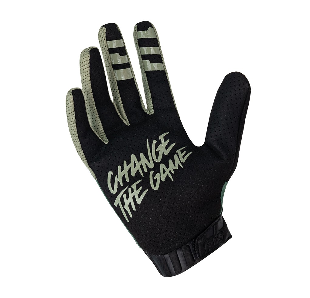 Rukavice KLS CUTOUT Long new, khaki XS