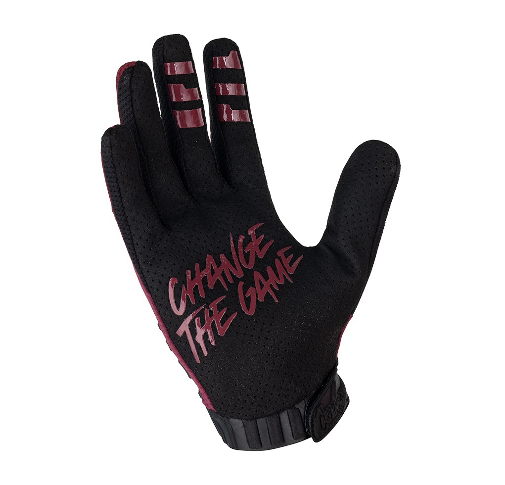 Rukavice KLS CUTOUT Long new, wine S