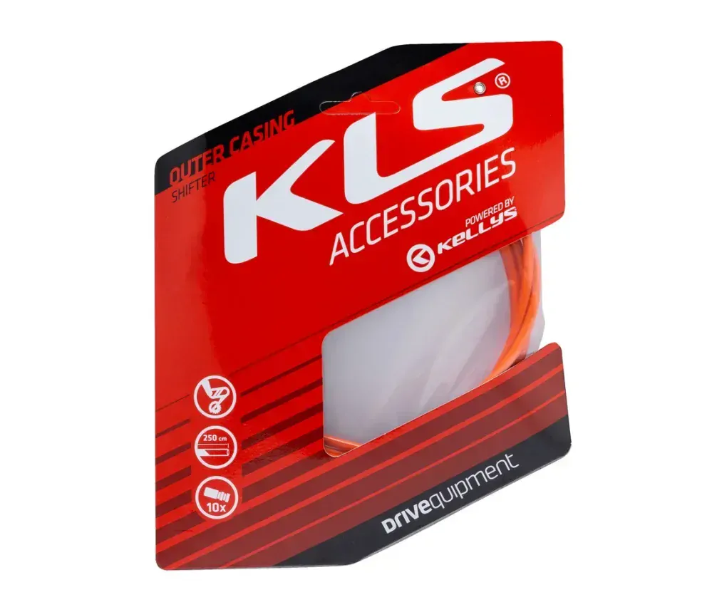 Bowden řazení KLS 250 cm, orange, 1pc