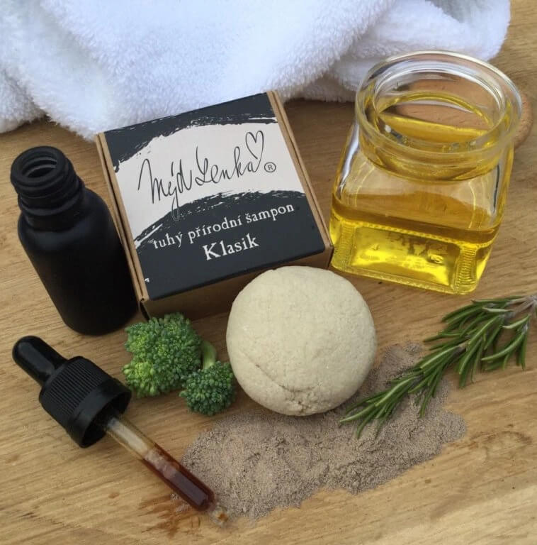 MýdLenka přírodní tuhý šampon Klasik - na normální vlasy