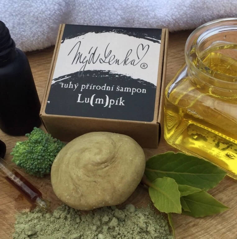 MýdLenka přírodní tuhý šampon Lu(m)pík - proti lupům