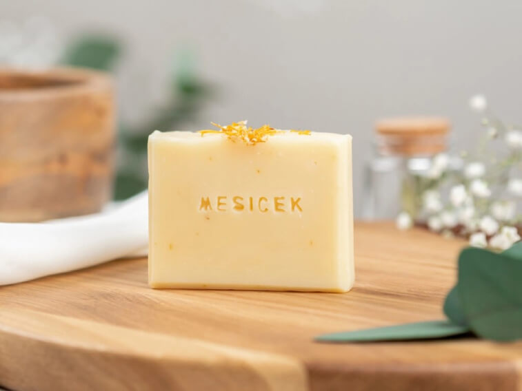 MýdLenka přírodní měsíčkové mýdlo Měsíček a bambucké máslo