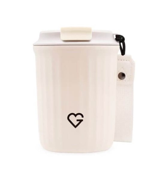 Good Karma Travel Cup - cestovní termohrnek 0,36l, white