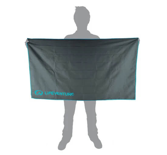 Ručník LIFEVENTURE SoftFibre Trek Towel Recycled, X-Large, grey