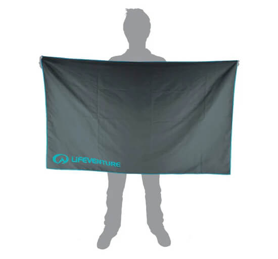 Ručník LIFEVENTURE SoftFibre Trek Towel Recycled, Giant, grey