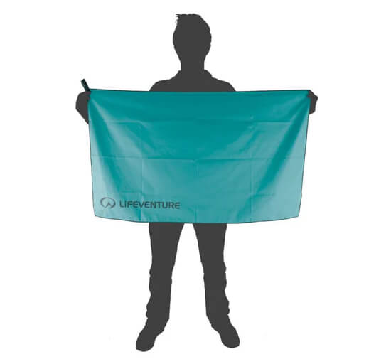 Ručník LIFEVENTURE SoftFibre Trek Towel Recycled, Large, teal