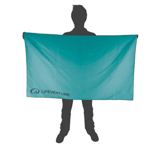 Ručník LIFEVENTURE SoftFibre Trek Towel Recycled, Giant, teal