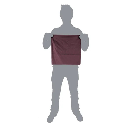 Ručník LIFEVENTURE SoftFibre Trek Towel Recycled, Pocket, blackcurrant