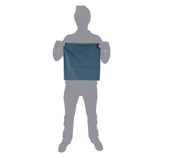 Ručník LIFEVENTURE SoftFibre Trek Towel Recycled, Pocket, navy