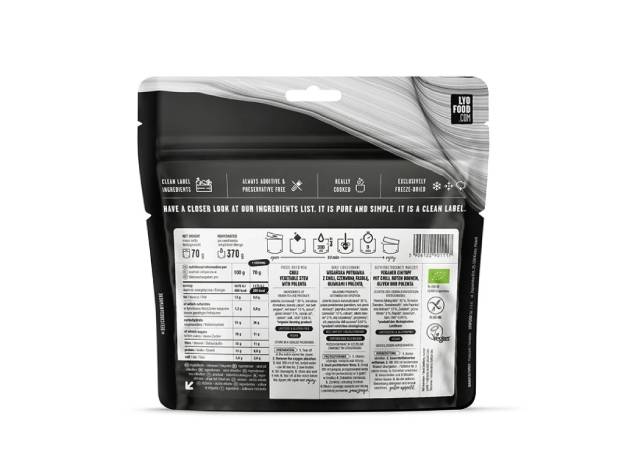 LYOFOOD Chili sin Carne 370g