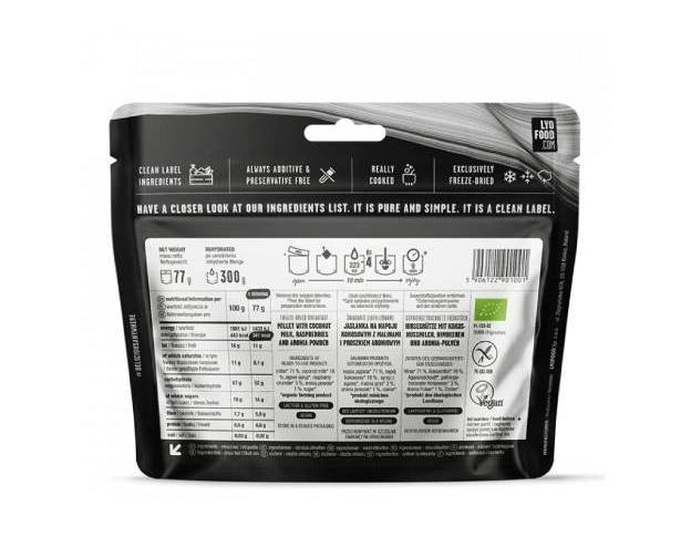 LYOFOOD Malinová kaše z prosa