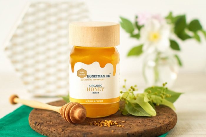 HONEYMAN UK BIO lipový med 250g