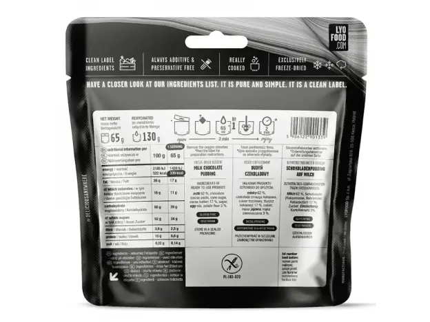 LYOFOOD Čokoládový pudink