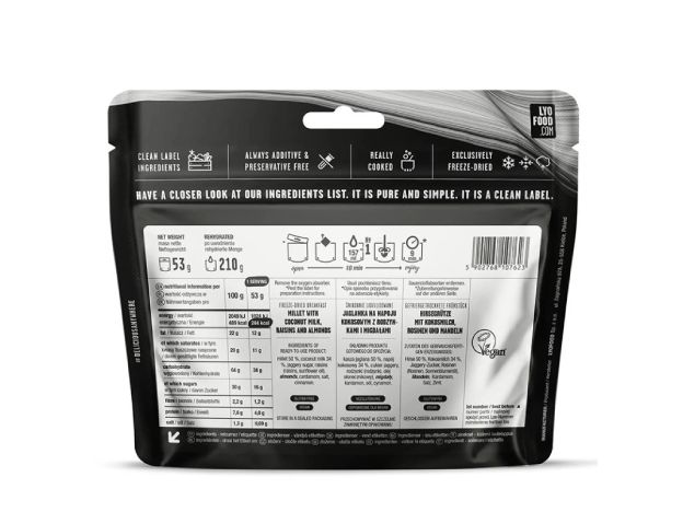 LYOFOOD Millet Payasam - kaše z prosa