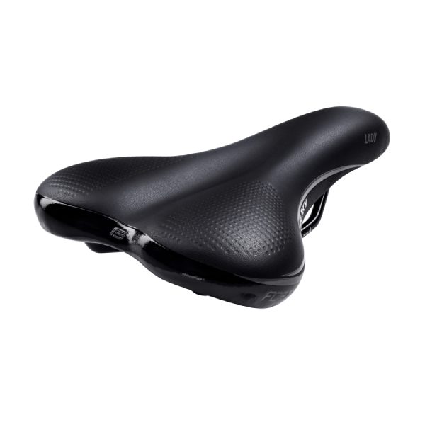Sedlo dámské FORCE LADY Gel Tech, černé