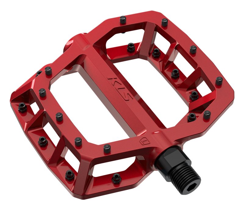 Pedály KLS FLAT 50 BB II red