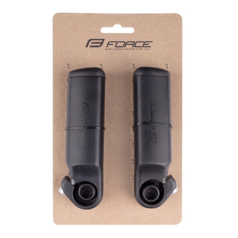 Nástavce - rohy FORCE B4.4 11 cm Al, černé matné