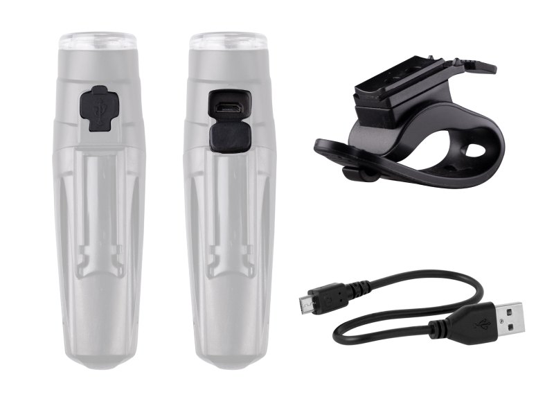 Přední světlo FORCE STOGIE 900 LM, USB