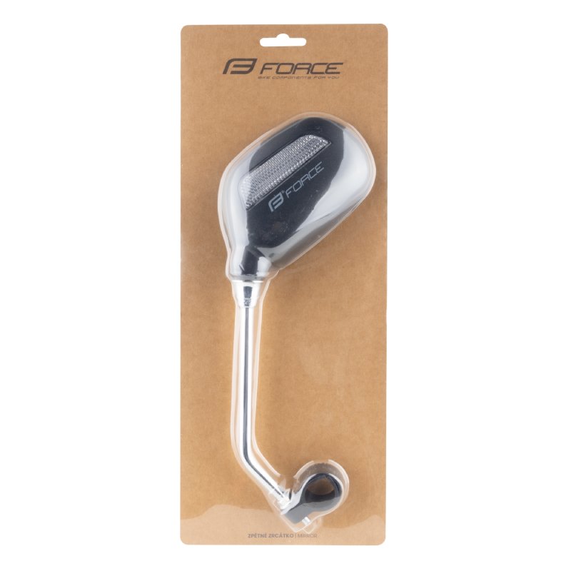 Zpětné zrcátko FORCE na řídítka levé, černé