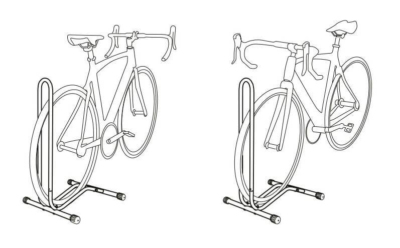 Stojan kola FORCE Fe rozložitelný