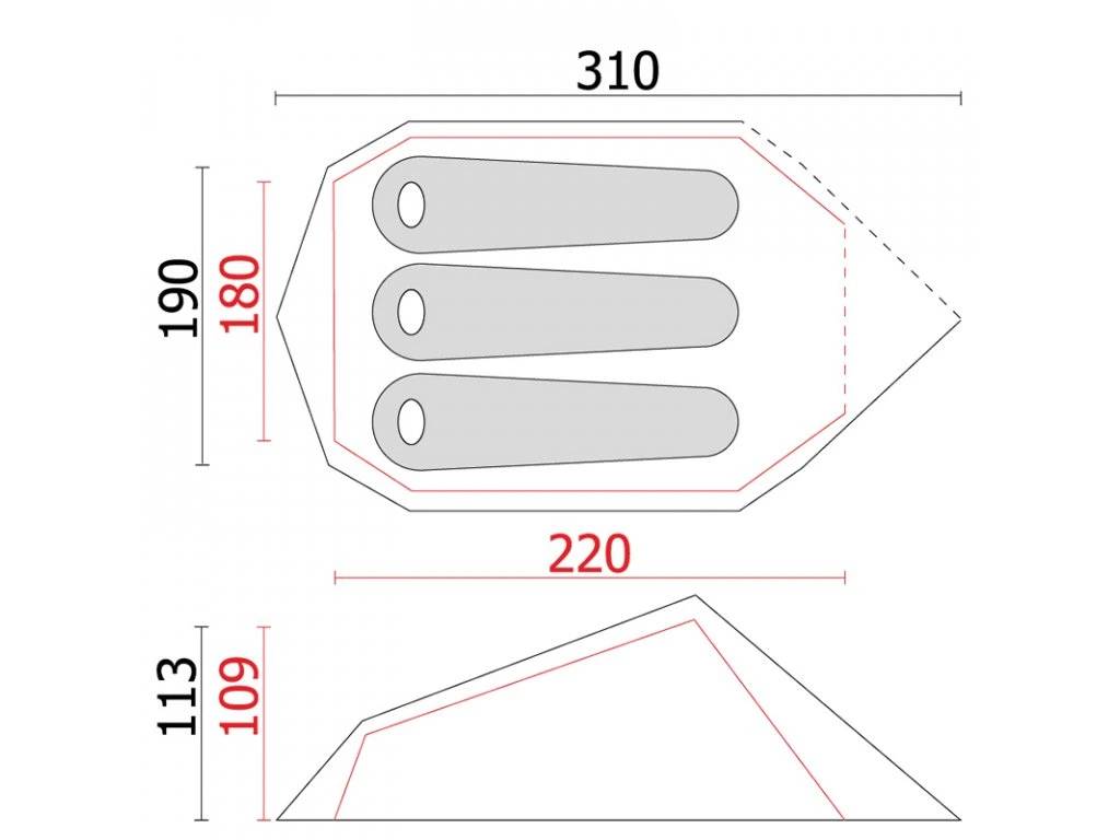 Ultralehký stan CAMP Minima 3 SL