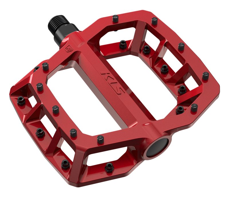 Pedály KLS FLAT 50 BB II red