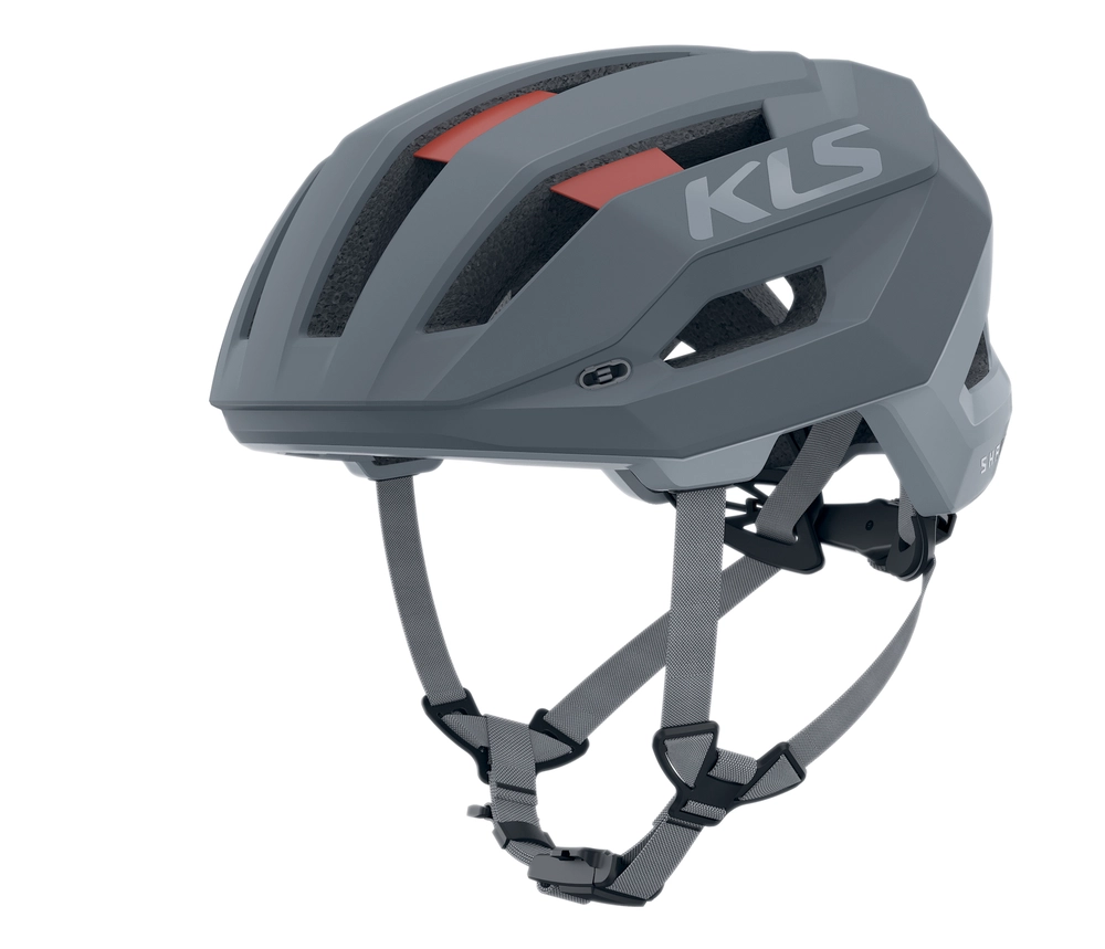 Přilba KLS SHARP grey + náhradní vnitřní výstelka L-XL