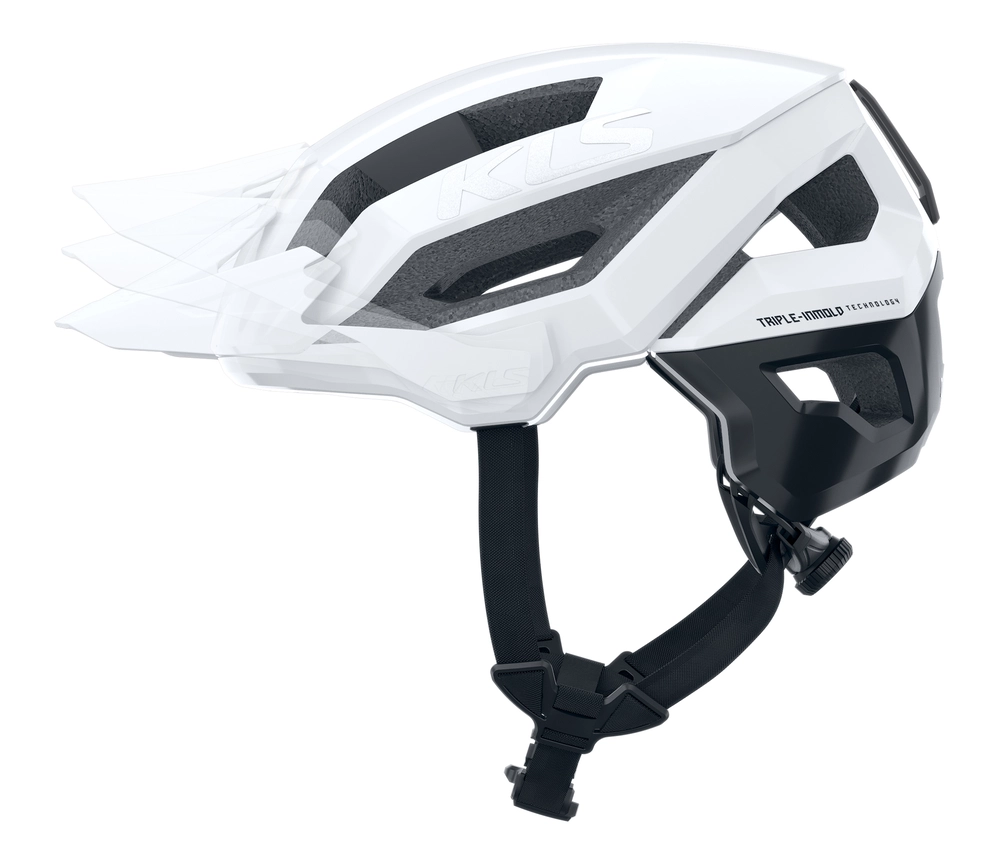 Přilba KLS OUTRAGE white + náhradní vnitřní výstelka L-XL