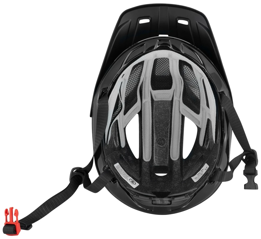 Přilba FORCE AVES MTB, červeno-černá, matná S-M