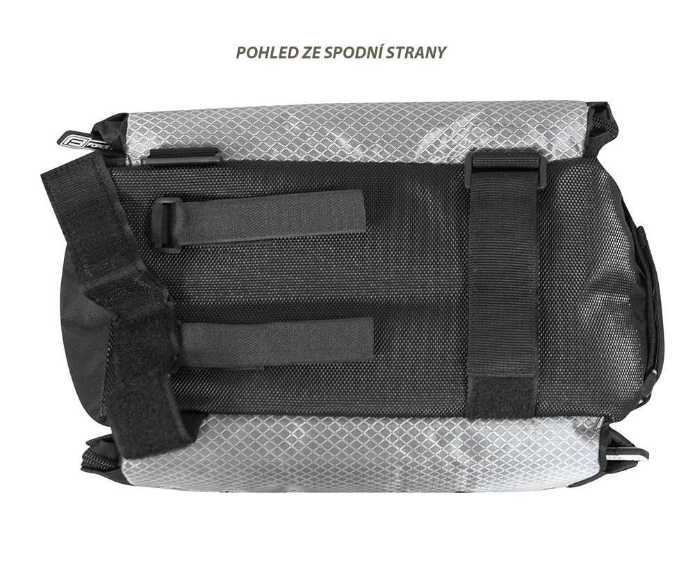 Brašna na zadní nosič FORCE LARGE, černá 20l