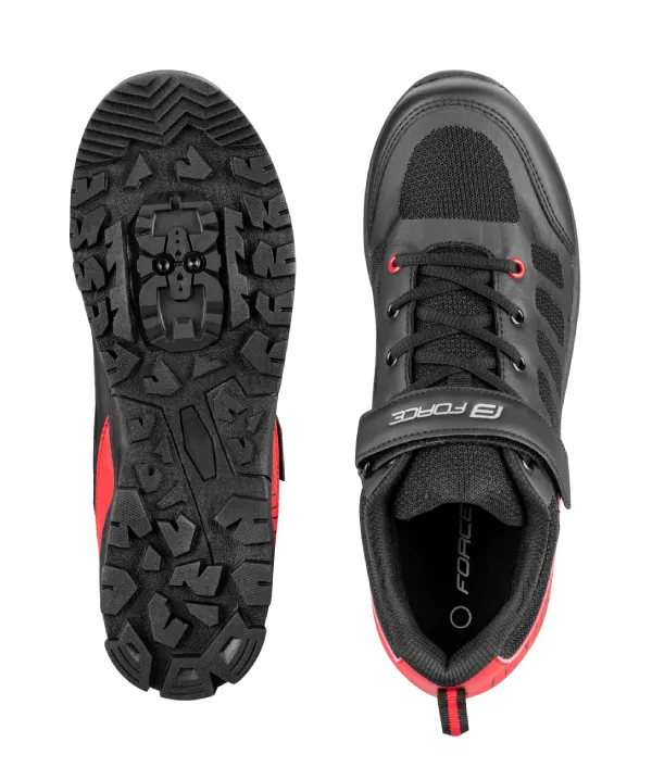 Tretry FORCE WALK, černo-červené 45