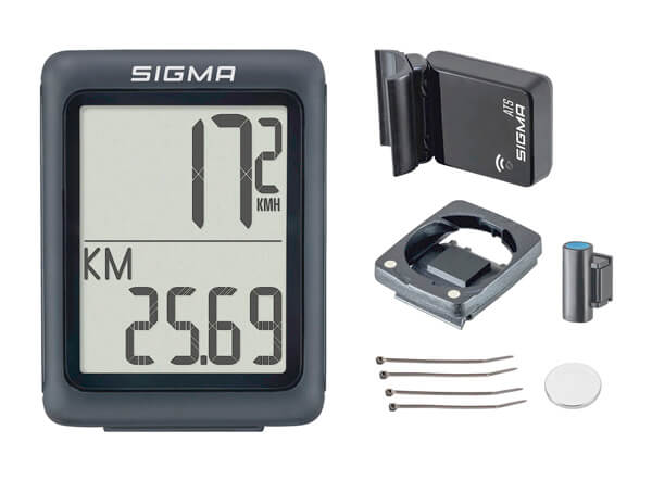 Tachometr SIGMA BC 5.0 ATS WL, bezdrát, černý