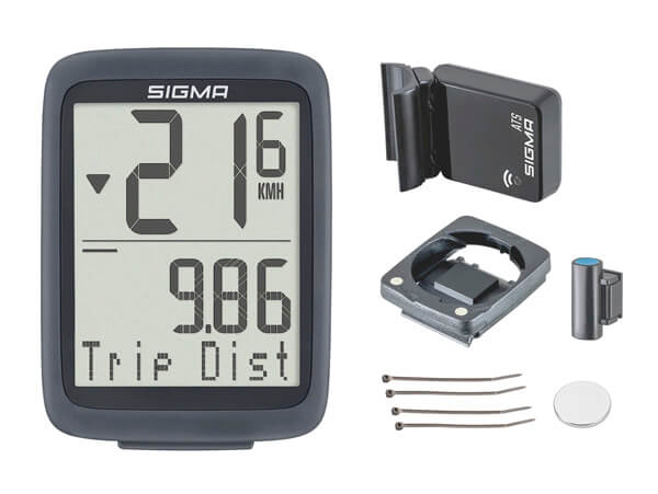 Tachometr SIGMA BC 8.0 ATS WL, bezdrát, černý