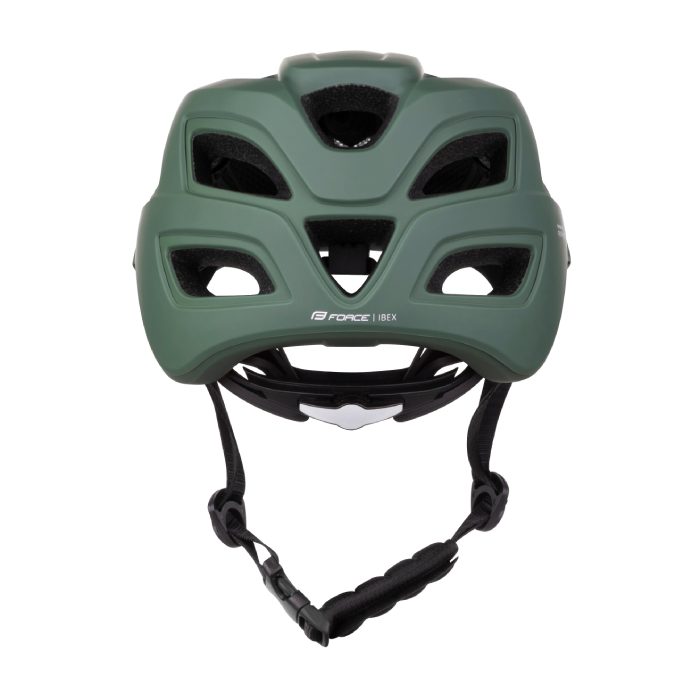 Přilba FORCE IBEX MTB, zelená-matná L-XL