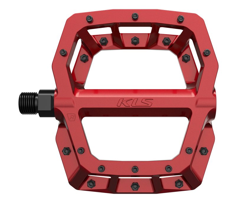 Pedály KLS FLAT 50 BB II red