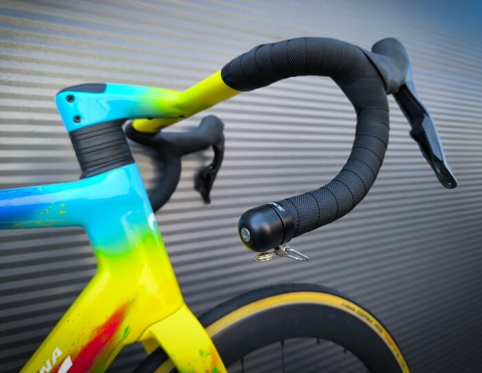 FORCE zvonek do řídítek 31mm, černý