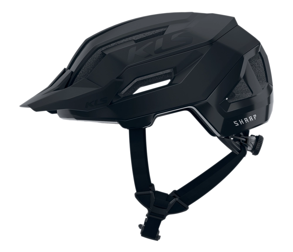 Přilba KLS SHARP black + náhradní vnitřní výstelka M-L