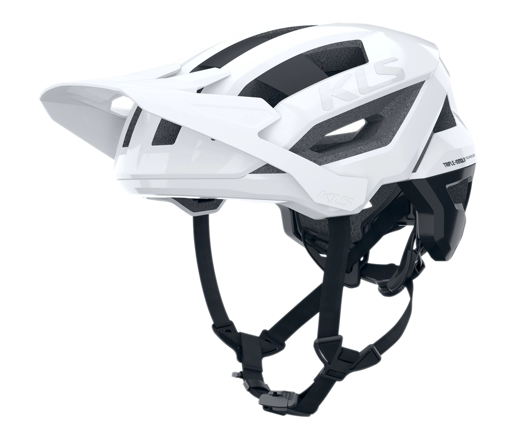 Přilba KLS OUTRAGE white + náhradní vnitřní výstelka L-XL