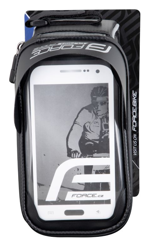 Brašna na horní rámovou trubku FORCE CLASH, černá