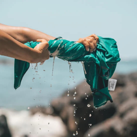 Ručník LIFEVENTURE SoftFibre Trek Towel Recycled, Giant, teal