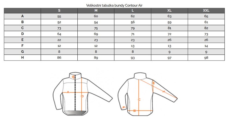 Bunda ACEPAC Contour Air grey XXL